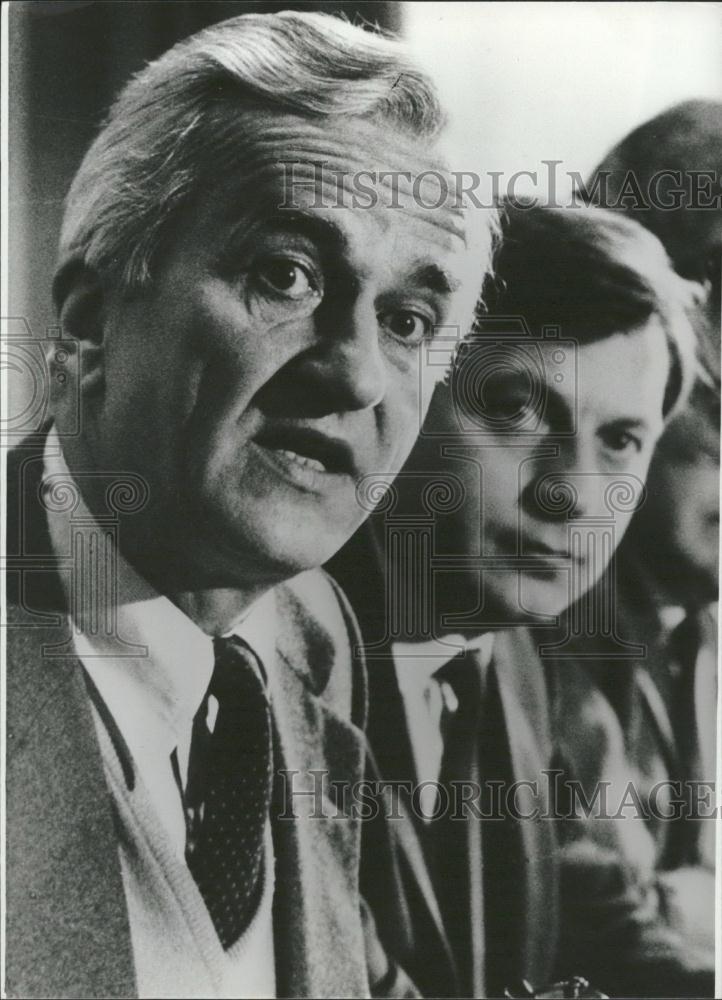 1981 Press Photo Richard Von Weizsacker Eberhard Diengen Christian Democratic - Historic Images