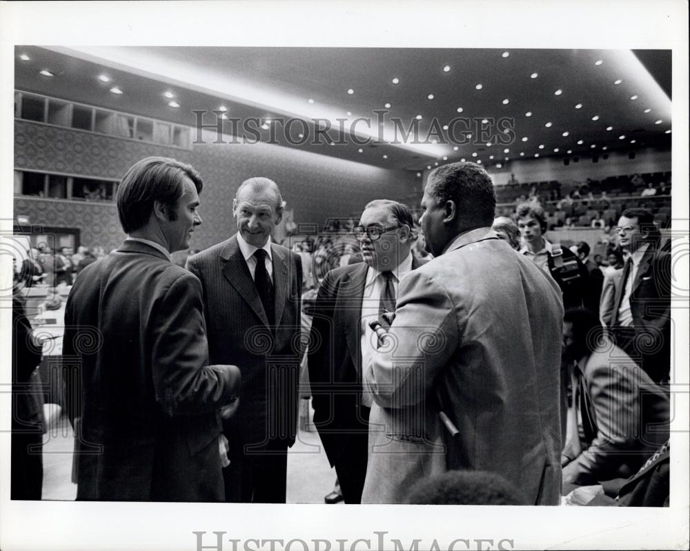 1977 Press Photo UN Security Council on Rhodesia: - Historic Images