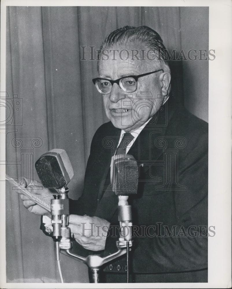 1963 Press Photo Italian Palmiro Togliatti&#39; - Historic Images