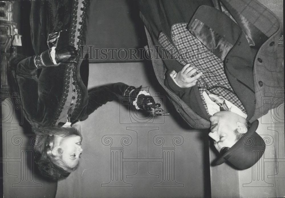 1961 Press Photo Michele Morgan in "Crime Does Not Pay" - Historic Images