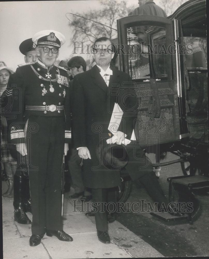 1970 Press Photo Karl Gunther Von Hase/German Ambassador To Court St. James - Historic Images
