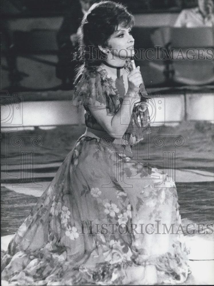 1971 Press Photo Gina Lollobrigida in &quot;star in the arena&quot; at the circus &quot;Krono&quot; - Historic Images