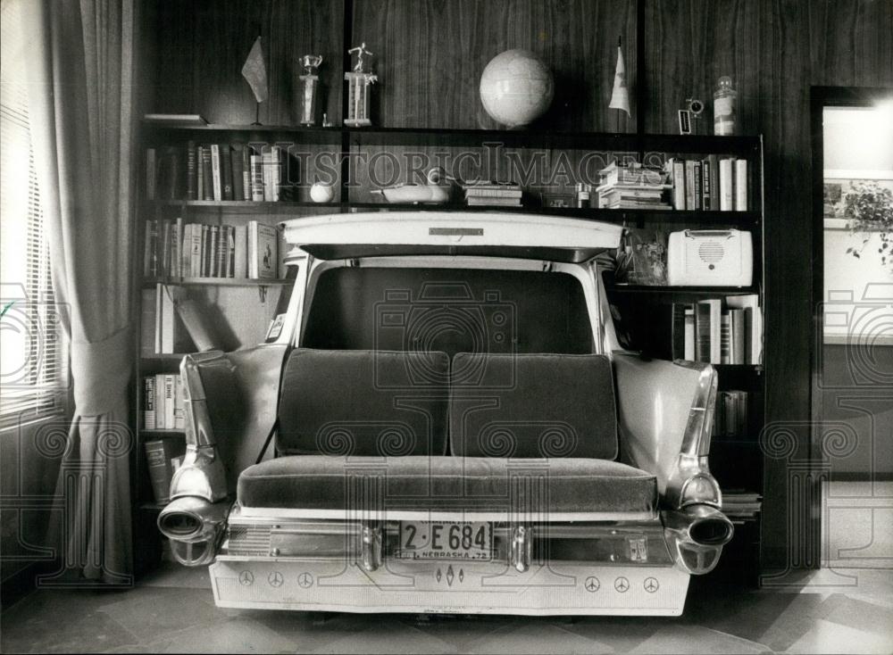 Press Photo 1957 Chevrolet Couch, Phil Garner - Historic Images