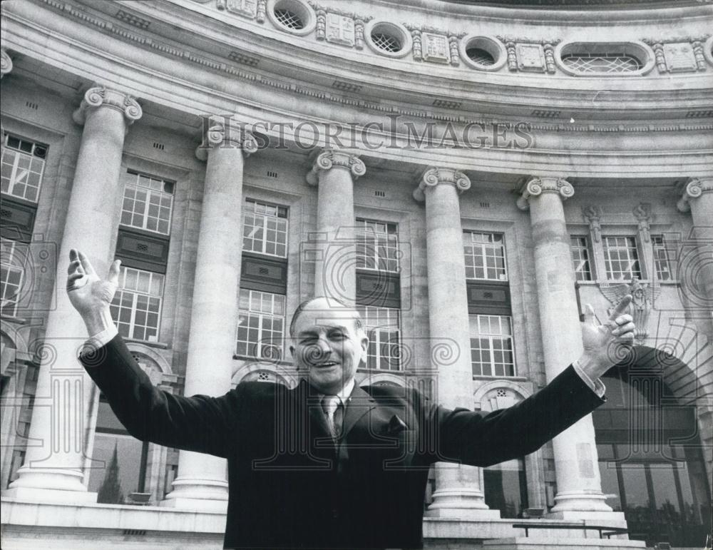 1973 Press Photo Reginald Goodwin Greater London Council&#39;s New Labor Leader - Historic Images