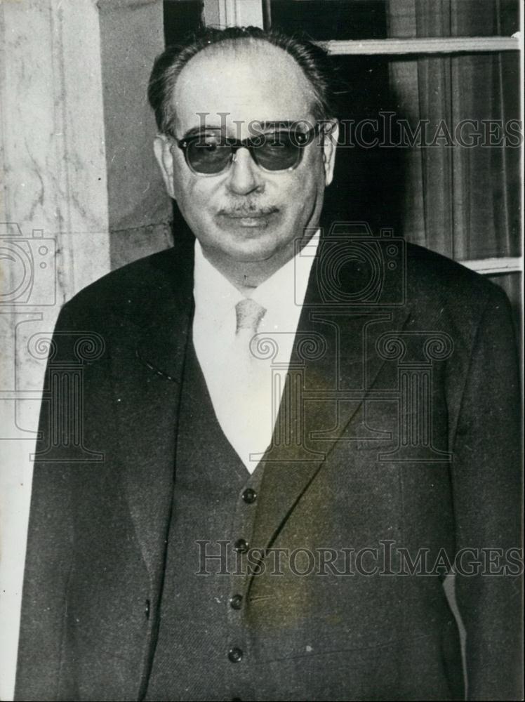 Press Photo Greek Premier ,Mr. Elias Tsirmikos - Historic Images
