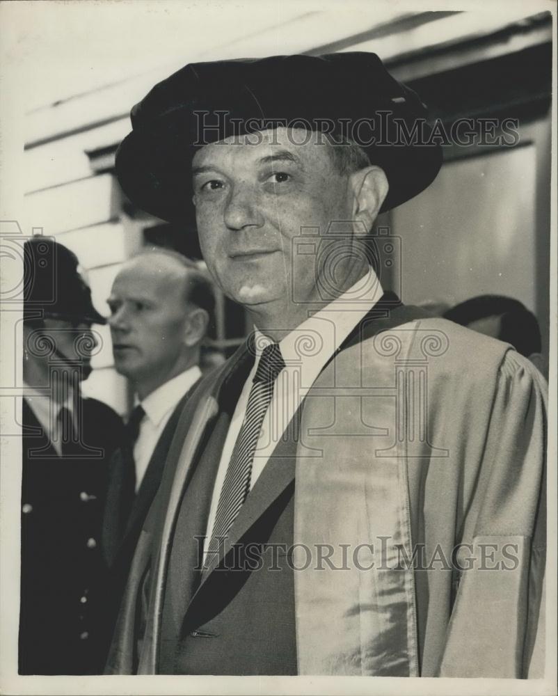 1962 Press Photo Comedian Charles Chaplin &amp; Dean Rusk - Historic Images