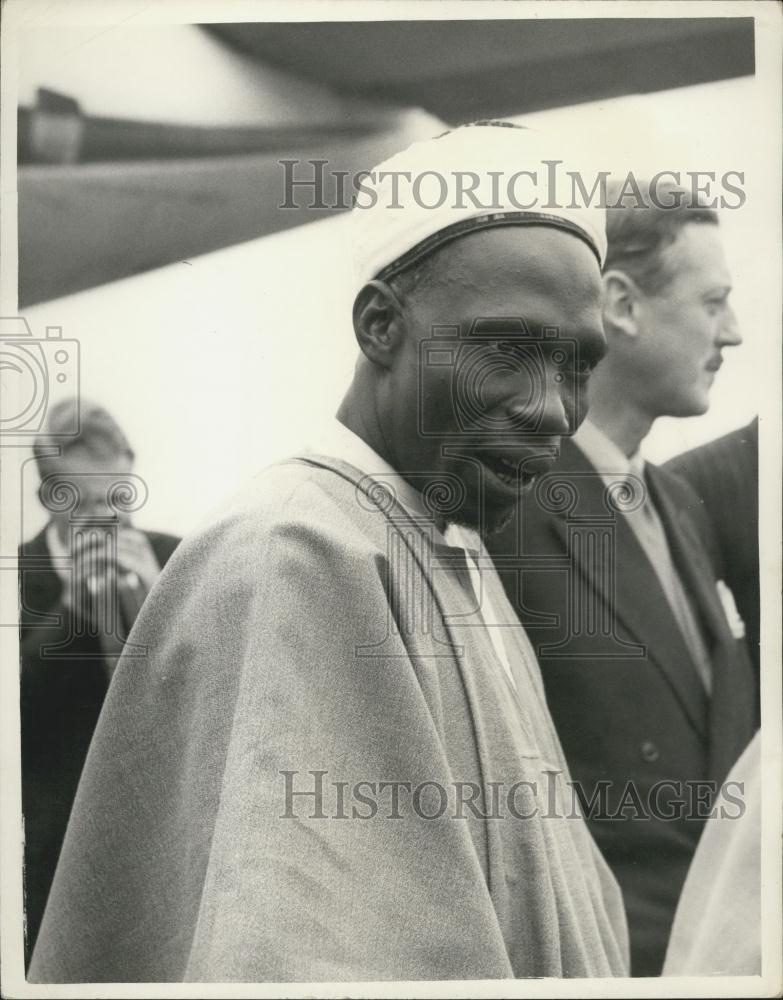 1958 Press Photo Nigerian Prime Minister Alhaji Abubakar Tafalia Balewa - Historic Images