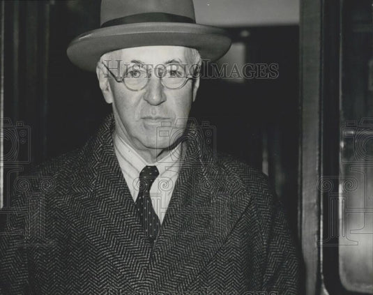 1948 Press Photo Scientist Sir Henry Dale, Atomic Energy Committee - Historic Images