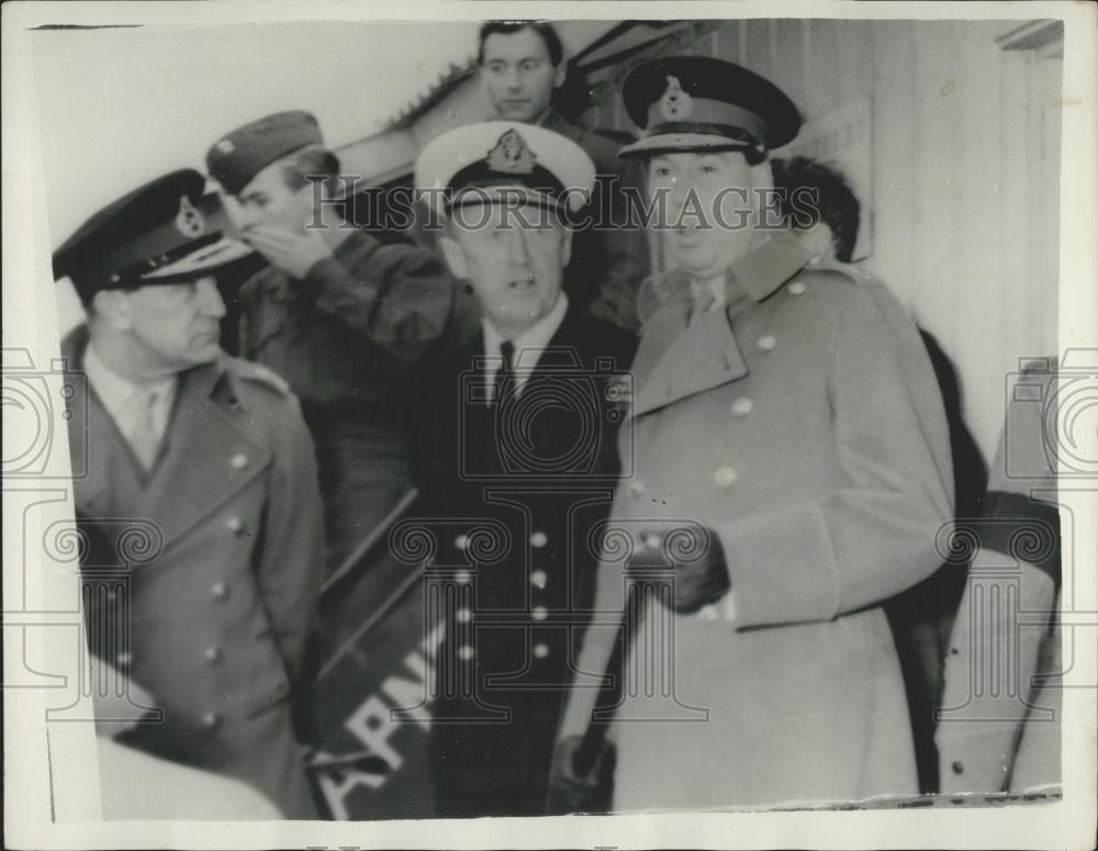 1957 Press Photo General Sir Cecil Sugden British C-in-C of N.A.T.O's Northern - Historic Images