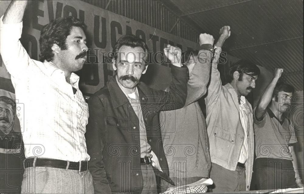 Press Photo Portuguese Pro-Maostic Party Arnaldo Matos - Historic Images