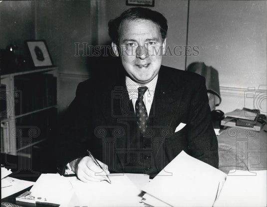1955 Press Photo Hugh Gaitskell Elected Leader of Labor Party - Historic Images