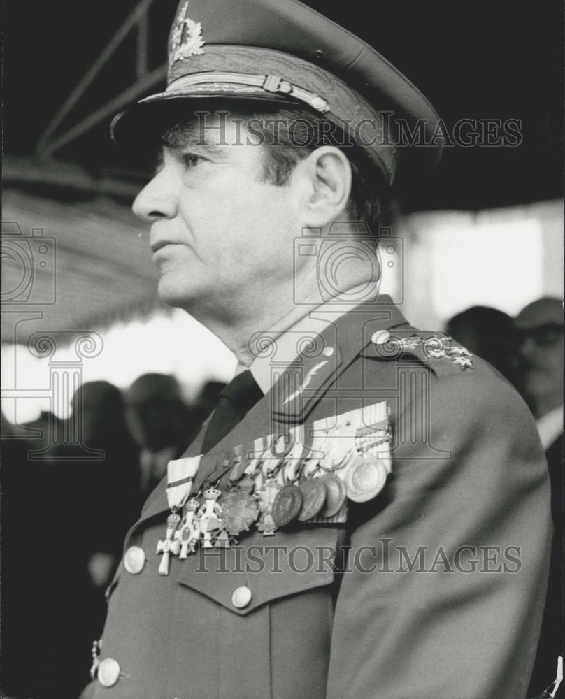 Press Photo Gen. Gregorios Bonanos,Chief of Armed Forces,Greece - Historic Images