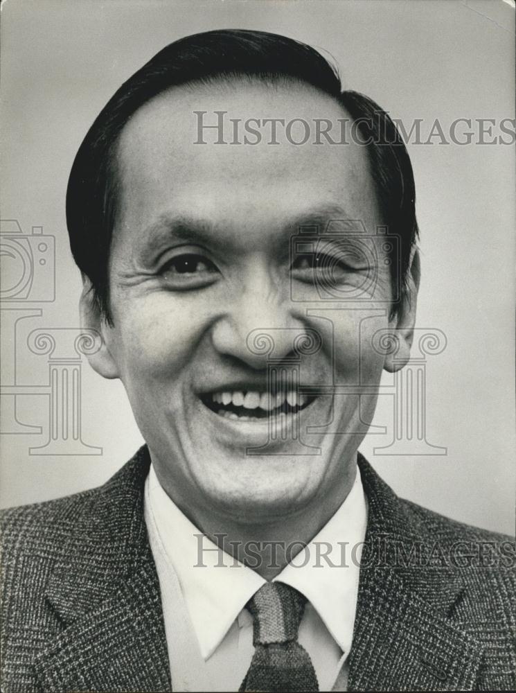 Press Photo Prof. Ming-Min Peng - Refugee from Taiwan in Sweden - Historic Images