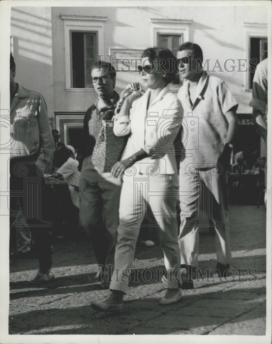Press Photo Playwright John Osborne & Jocelyn Rickards,artist - Historic Images