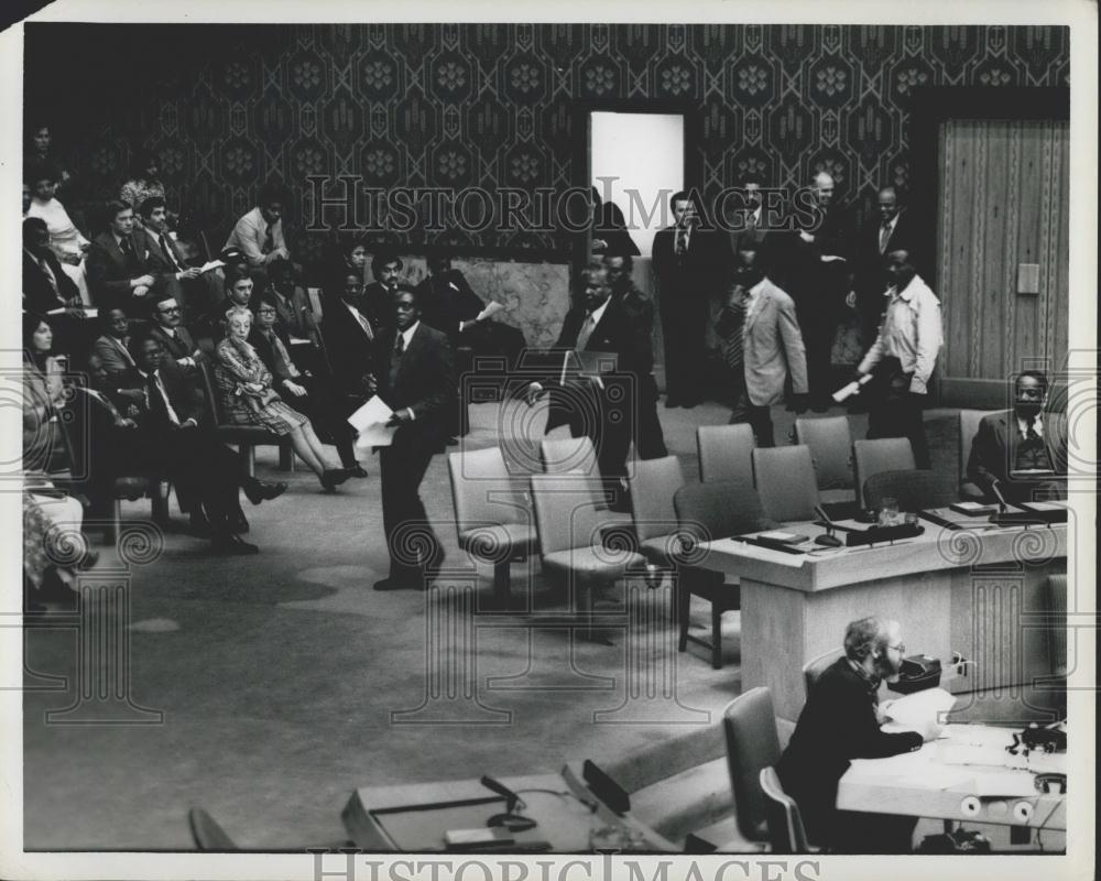 1978 Press Photo UN Security Council Debate on Rhodesian Arrival - Historic Images