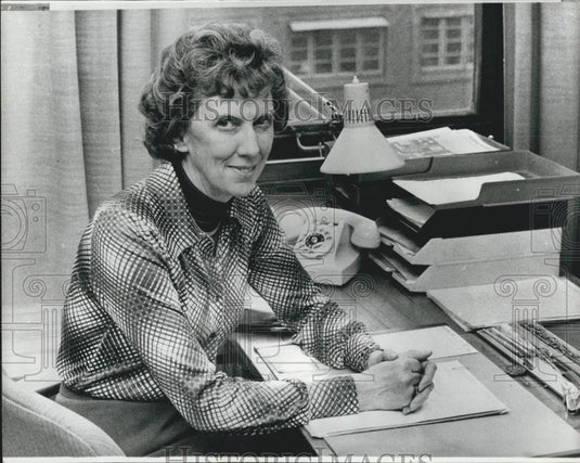 Press Photo Sweden's first woman detective superintendent - Historic Images