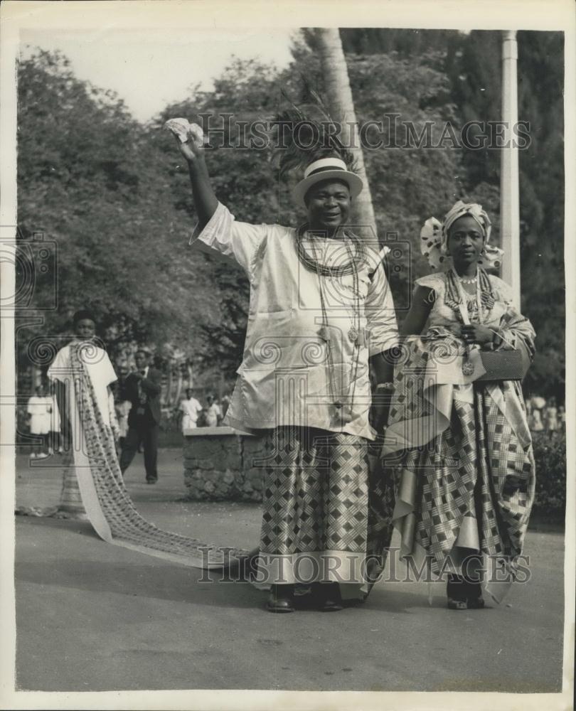 1956 Press Photo Chief Festus Okotie-Eboh, Minister of Labour, Nigeria - Historic Images