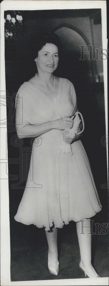 1963 Press Photo Mrs. Lyndon Johnson Becomes First Lady of US - Historic Images