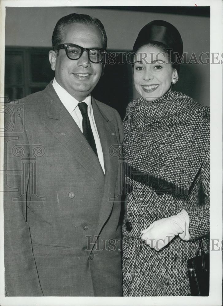 Press Photo Dr. Roberto Arias &amp; wife Dame Margot Fonteyn - Historic Images