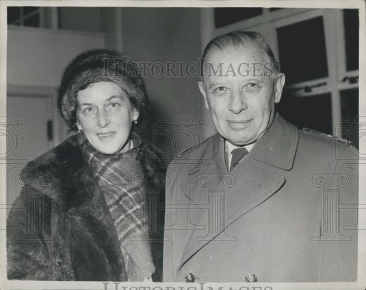 1961 Press Photo West Germany's Chief of Staff General Adolph Heusinger - Historic Images