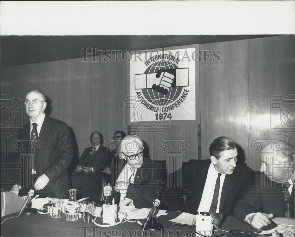 1974 Press Photo International Trade Union Conference - Historic Images