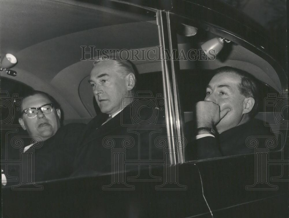 1964 Press Photo Chancellor Reginald Maudling, Mr Callaghan - Historic Images