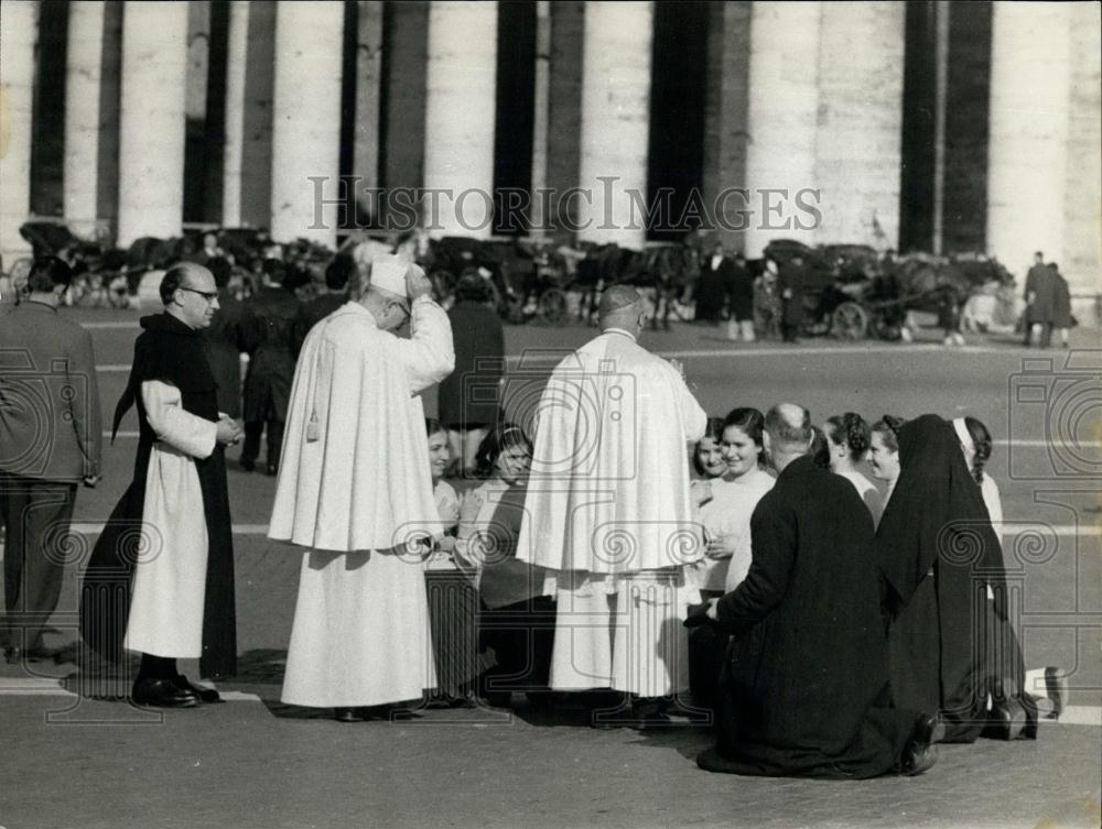 1962 Press Photo San Peter Square when the Conciliar Fathers - Historic Images