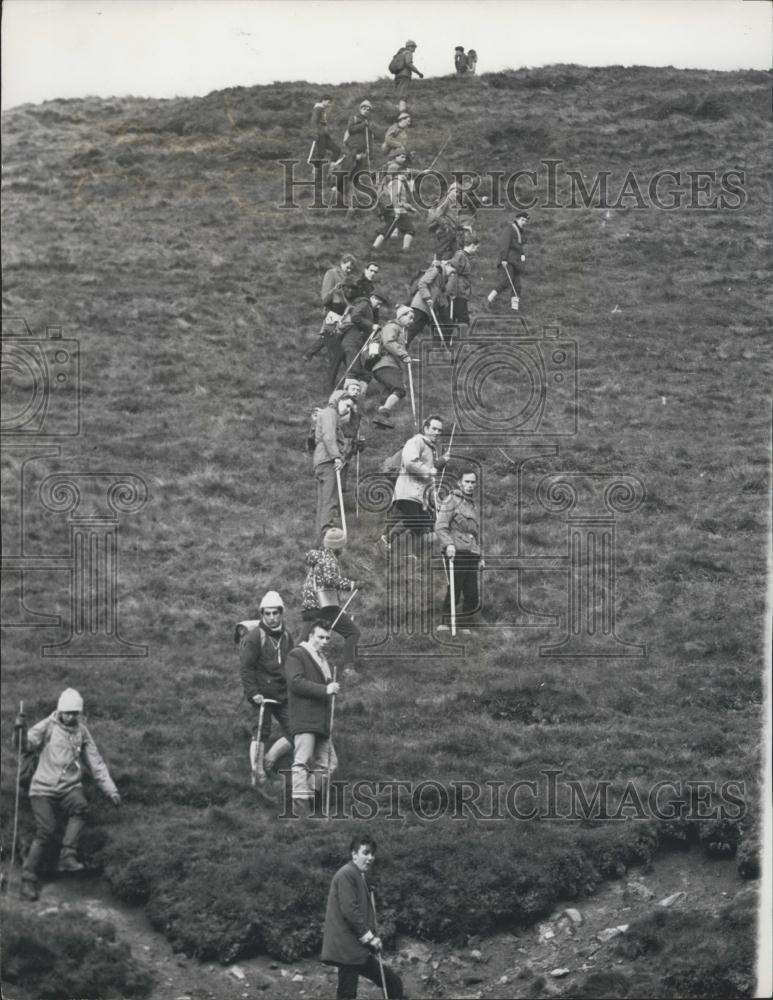 1965 Press Photo The Search For Bodies On The Moors Goes On - Historic Images