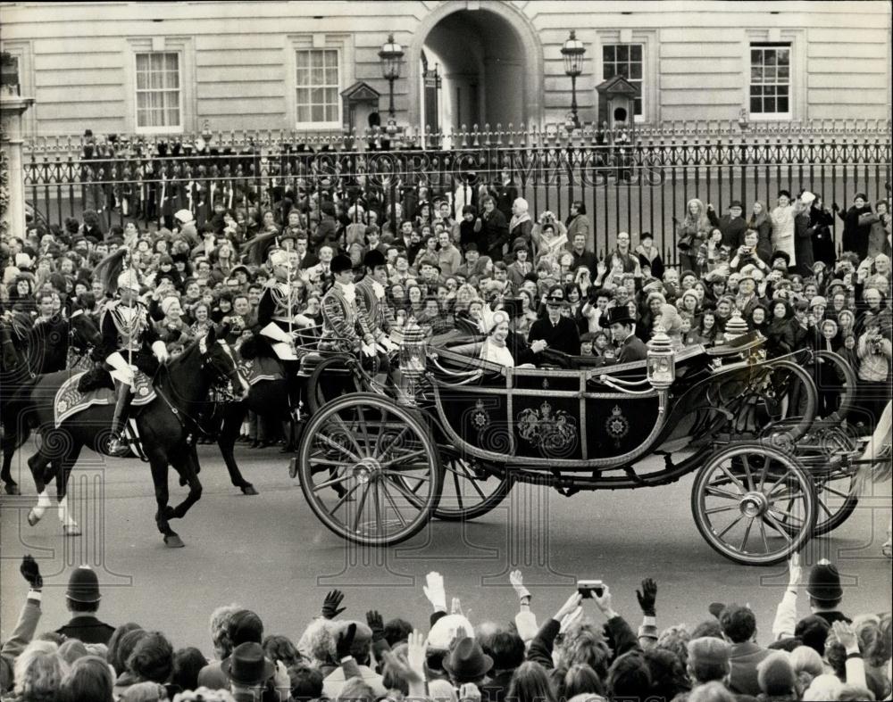 1972 Press Photo Queen&#39;s Silver Wedding Anniversary - Historic Images