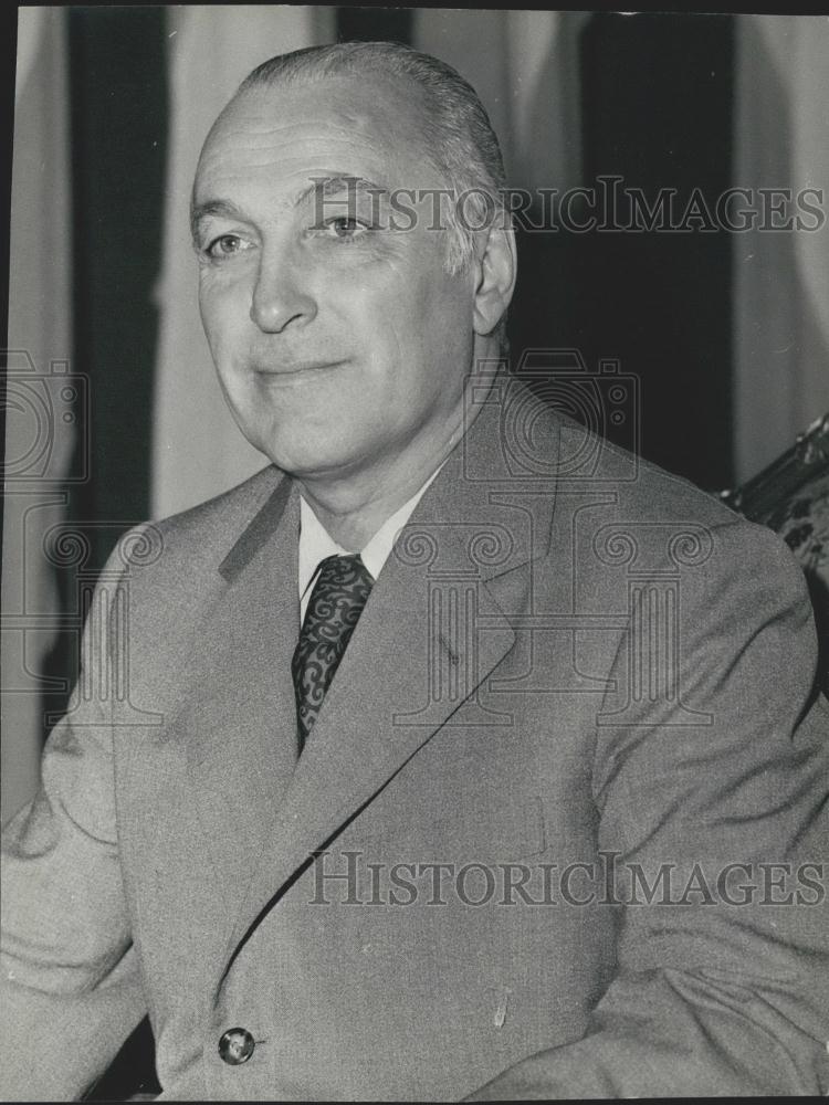 1975 Press Photo Jose Lopez Rega,Welfare Minister of Argentina - Historic Images