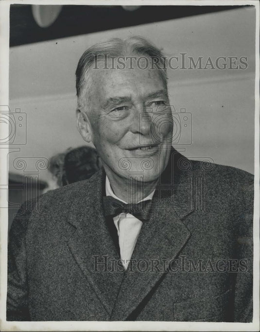 1963 Press Photo Mr. Christian Herter - President Kennedy's special adviser - Historic Images