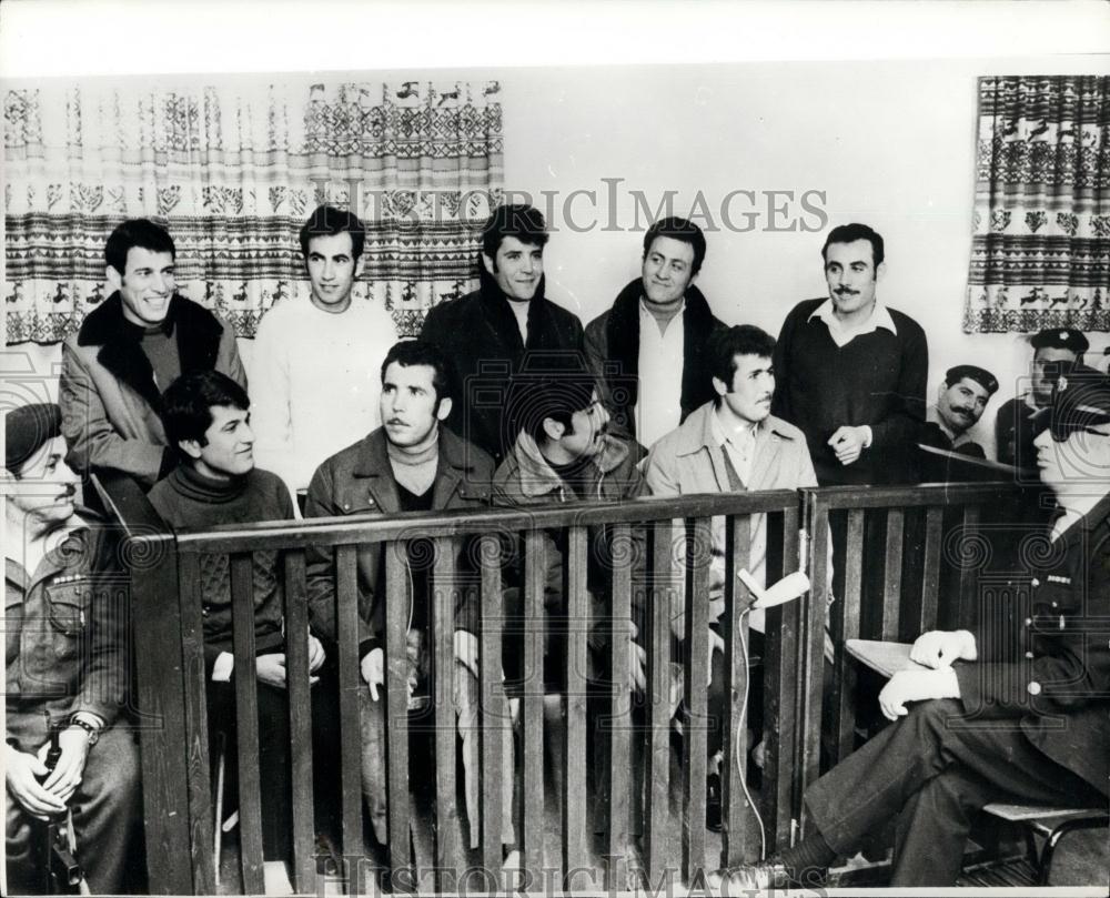 1972 Press Photo Men Accused of Working for the Fatah, Lydia - Historic Images