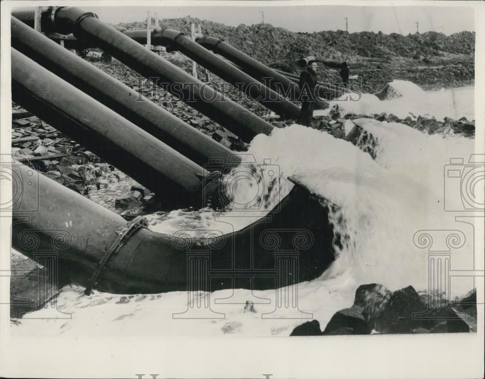 1953 Press Photo Netherlands Floods - Historic Images