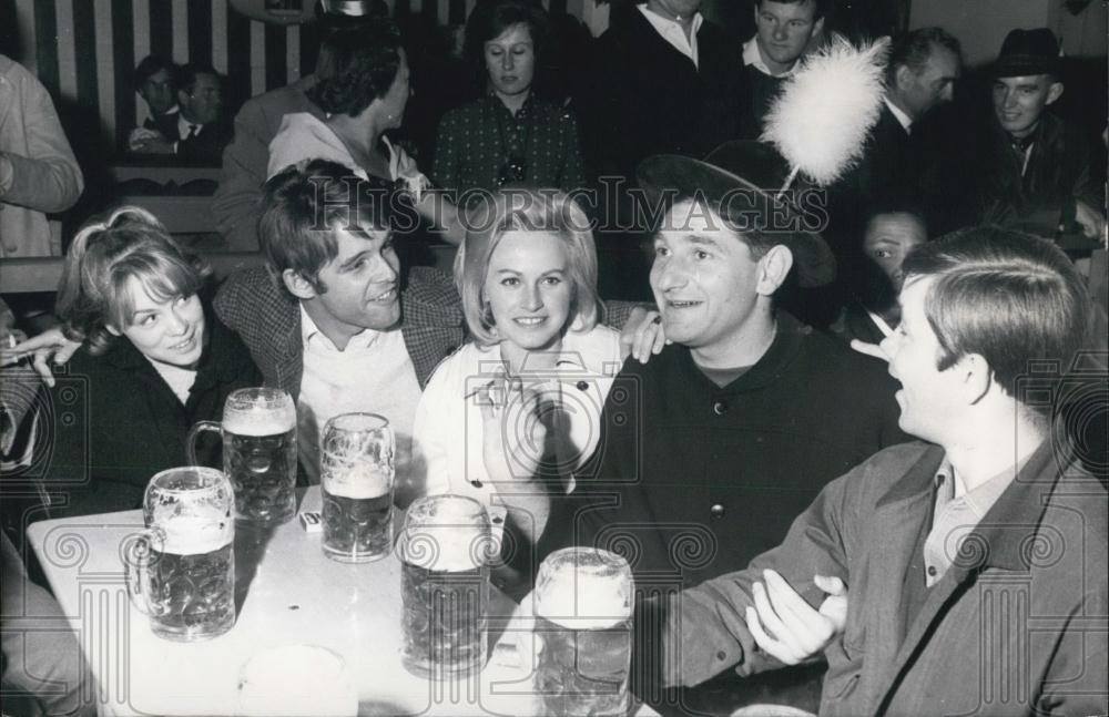 1965 Press Photo Actors Thomas Fritsch Gus Bacaksu - Historic Images