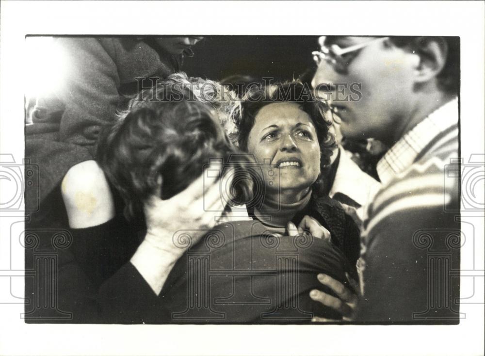 1978 Press Photo Survivors From Kolwezi Arrive in Brussels - Historic Images