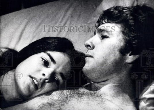 1971 Press Photo Ali Mac Graw and Ryan O'Neal in ''Love Story'' - Historic Images