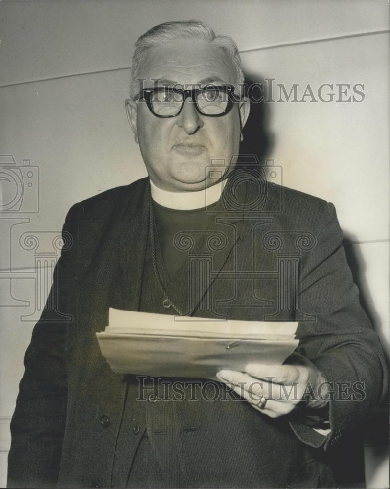 1968 Press Photo Dr. Ian Ramsey Bishop of Durham - Historic Images