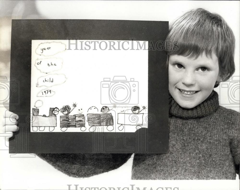 1979 Press Photo Adrian Cresswell, International Year of the Child - Historic Images