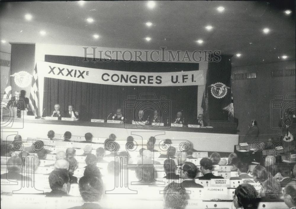 1972 Press Photo Union International Trade Fairs Meeting Greece - Historic Images