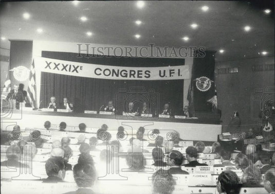 1972 Press Photo Union International Trade Fairs Meeting Greece - Historic Images