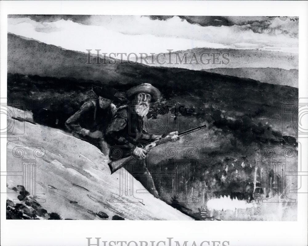 1968 Press Photo Hemer's Prospect Rock, Essex County, NY - Historic Images