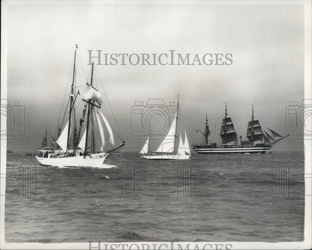 1962 Press Photo Rotterdam Tall Ships race - Historic Images