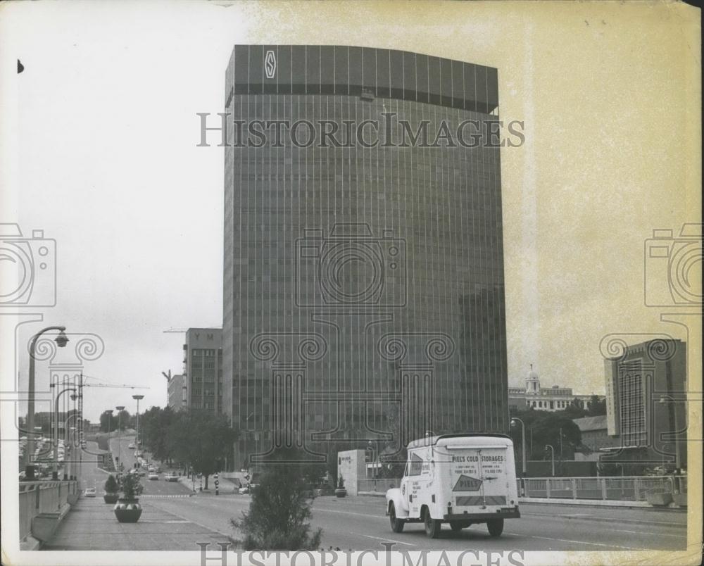 1969 Press Photo Schlesinger bldg. in Johannesburg,South Africa - Historic Images