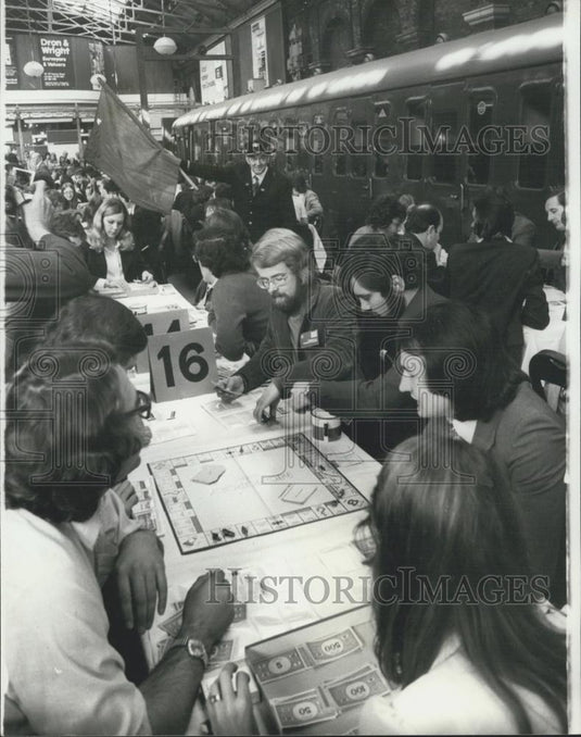 1975 Press Photo British "Monopoly" Championships - Historic Images