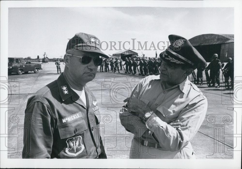 Press Photo Dominian Civil War: American Maj.Gen.McMickle - Historic Images