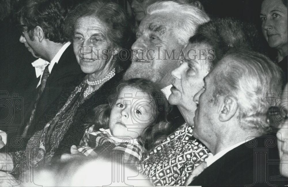 1973 Press Photo Nobel Prize Konrad Lorenz 70 years old - Historic Images