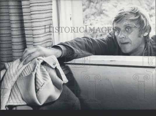 1971 Press Photo Actor Horst Frank in thriller 'Hot trace St. Pauli" - Historic Images