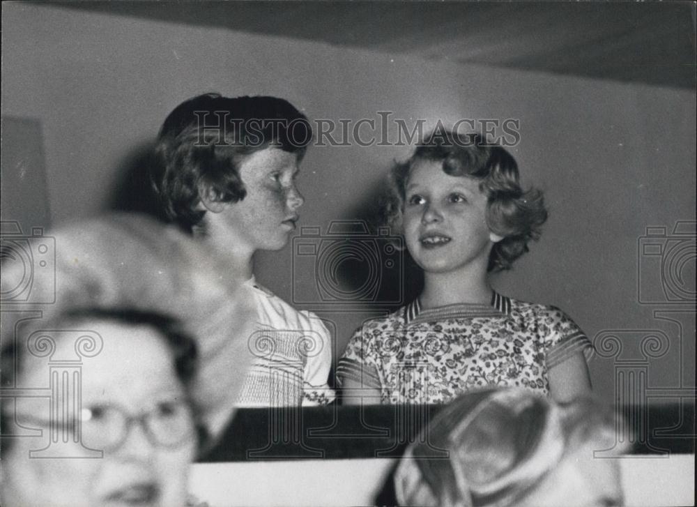 1958 Press Photo Duke and Princess Anne at Royal Tournament - Historic Images