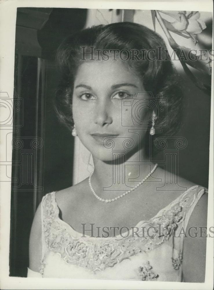 1957 Press Photo Patricia Rawlings daughter of Mr. Louis Rawlings - Historic Images