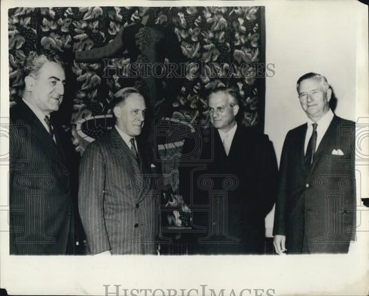 1957 Press Photo President Eisenhower's Special Envoy Visits Libya - Historic Images